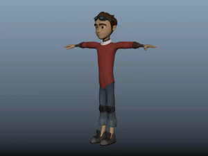 boy character 3D Model