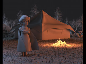 camping 3D-Modell