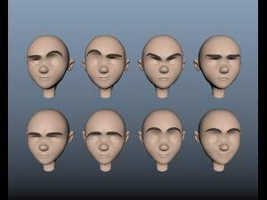 character kid Model 3D