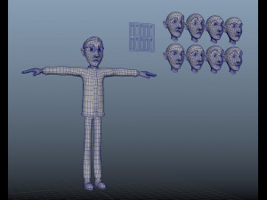 character kid Model 3D