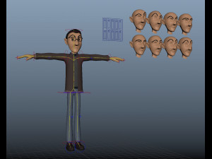 character kid Model 3D