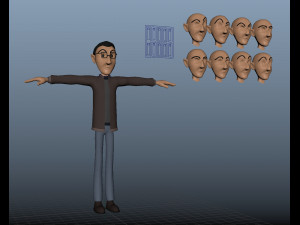 character kid Model 3D