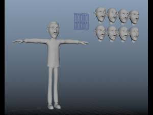 character kid Model 3D
