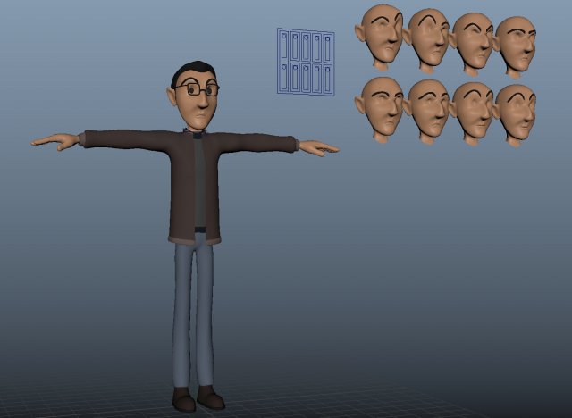 character man 3D Model .c4d .max .obj .3ds .fbx .stl .blend