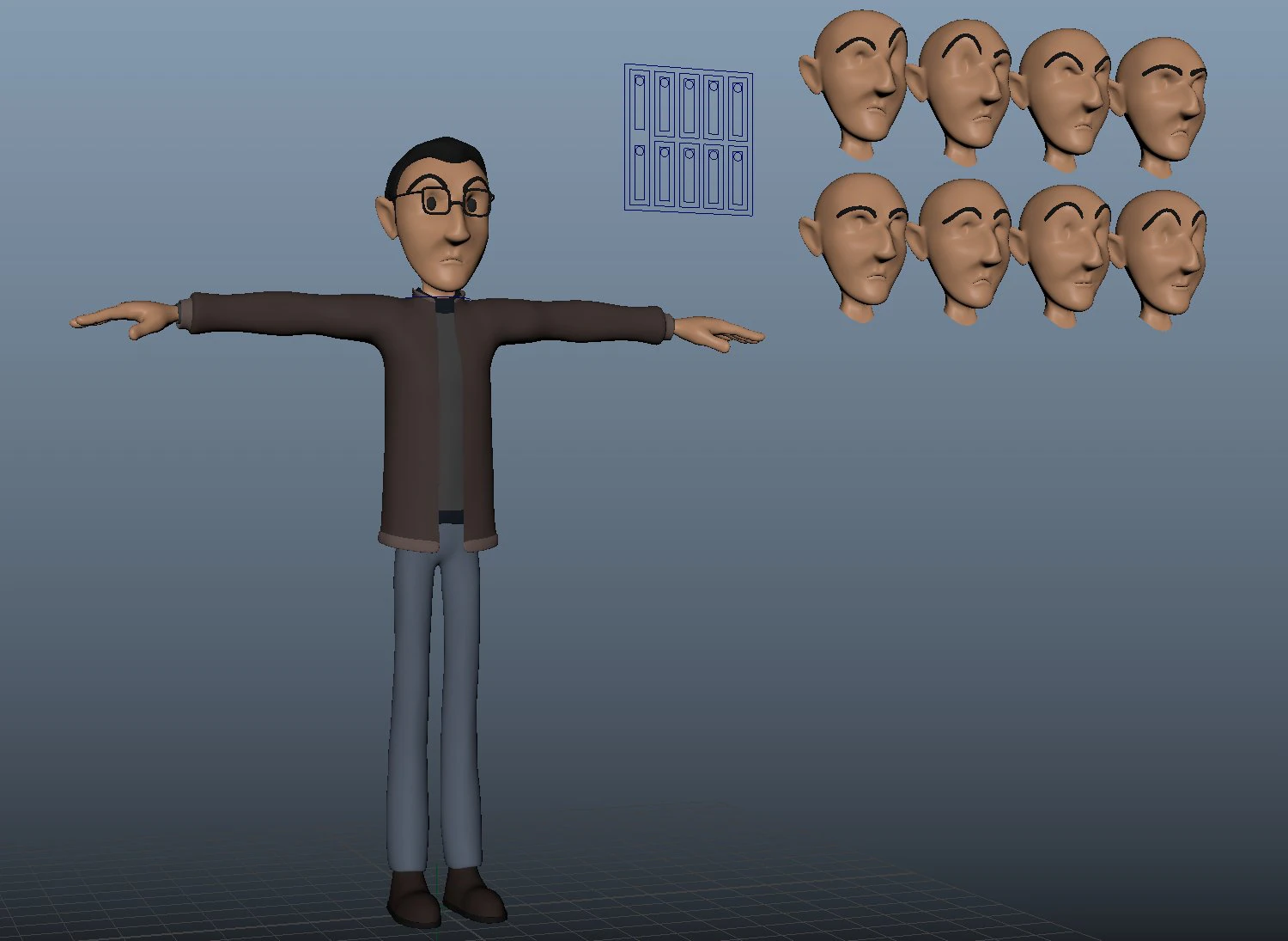 character man 3D Model .c4d .max .obj .3ds .fbx .stl .blend 