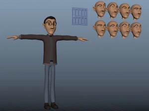 character man 3D Model