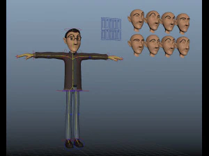 character man 3D Model