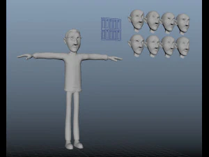 character man 3D Model