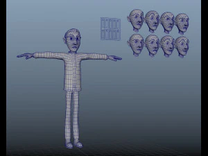character man 3D Model