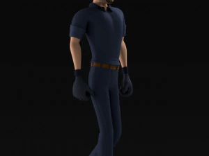 character worker 3D Model