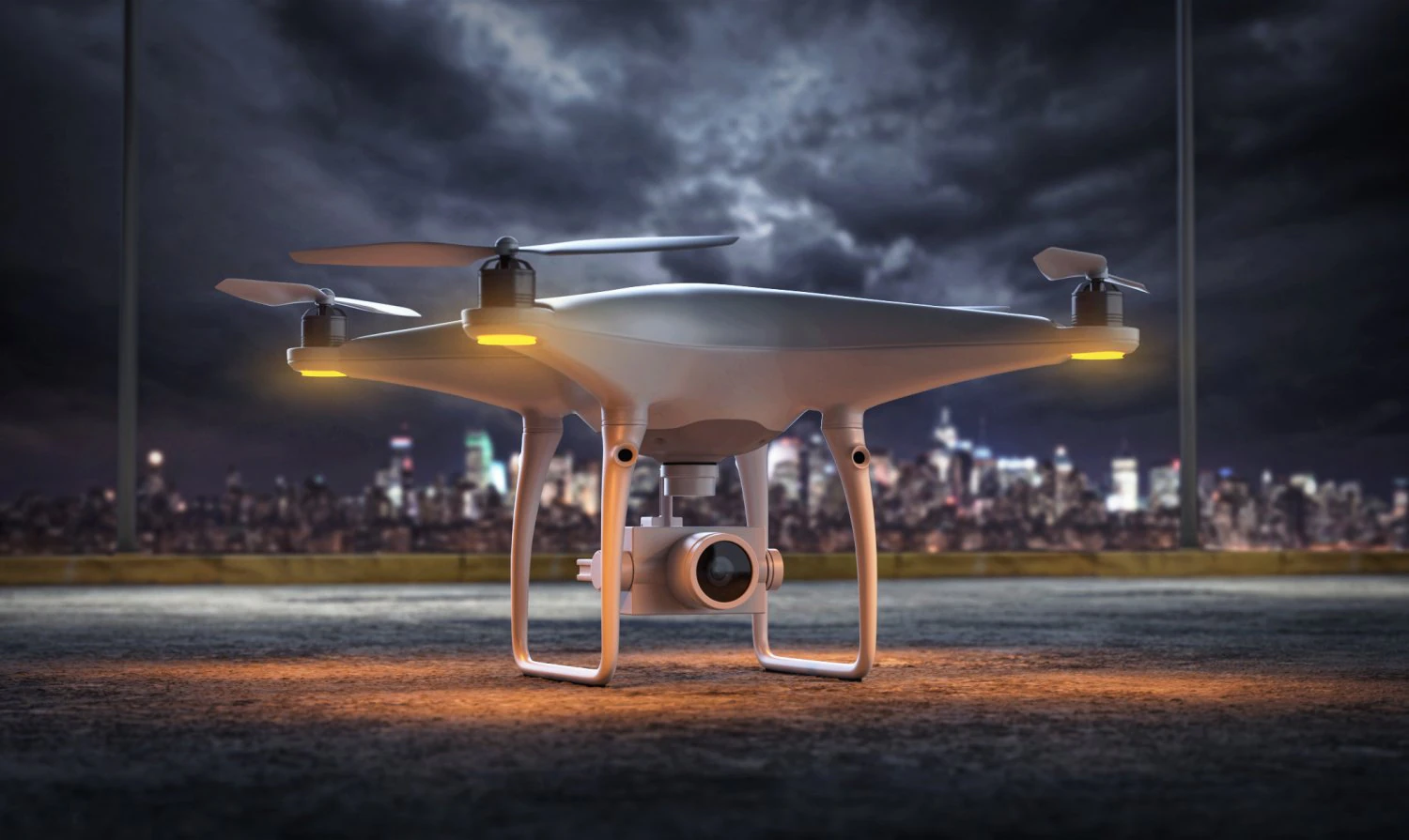 drone 3D Model .c4d .max .obj .3ds .fbx .stl .blend
