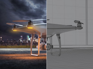drone Modelo 3D