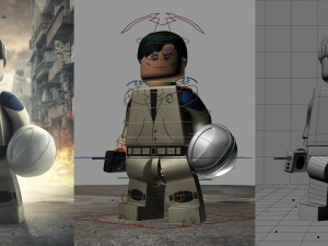 lego character Model 3D