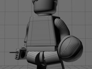lego character Model 3D