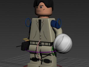lego character Model 3D
