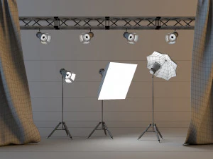 light studio 3D Model