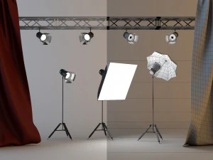 light studio 3D Model