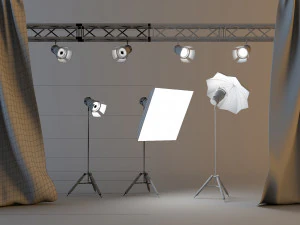 light studio 3D Model