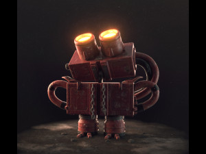 mini robot 3D Model
