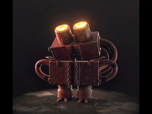 mini robot 3D Model