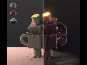 mini robot 3D Model
