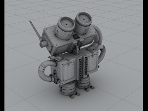 mini robot 3D Model