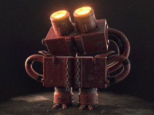 mini robot 3D Model