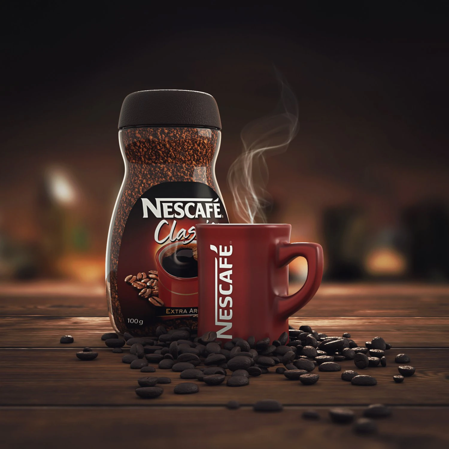 nescafe 3D Model .c4d .max .obj .3ds .fbx .stl .blend 