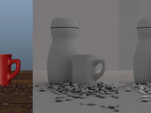 nescafe 3D Model