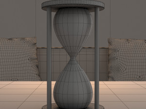 sand hour glass 3Dモデル