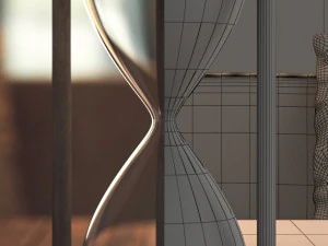 sand hour glass 3D Model