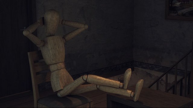 wooden mannequin 3D Модель .c4d .max .obj .3ds .fbx .stl .blend 