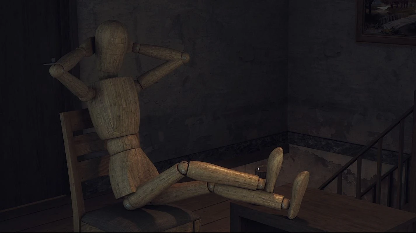 wooden mannequin 3D Model .c4d .max .obj .3ds .fbx .stl .blend