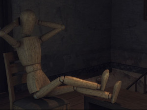 wooden mannequin 3D Модель