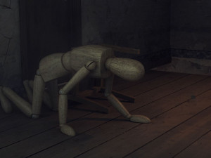 wooden mannequin 3D Модель