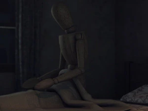 wooden mannequin 3D Model