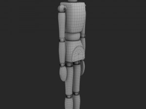 wooden mannequin 3D Модель