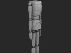 wooden mannequin 3D Model