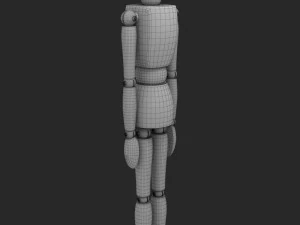 wooden mannequin 3D Model