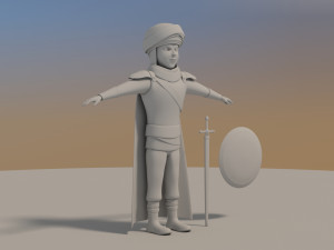 warrior suit Modello 3D