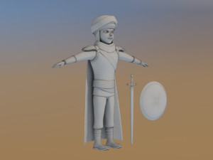 warrior suit Modello 3D