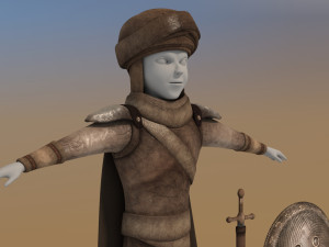 warrior suit Modello 3D