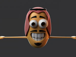 arabic character 3D Model