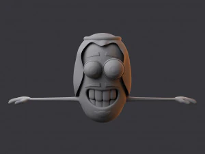 arabic character 3D Model