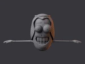 arabic character 3D Model