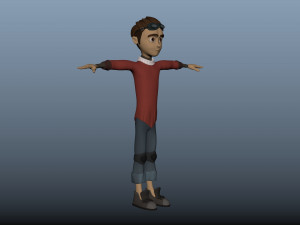 boy character Modelo 3D
