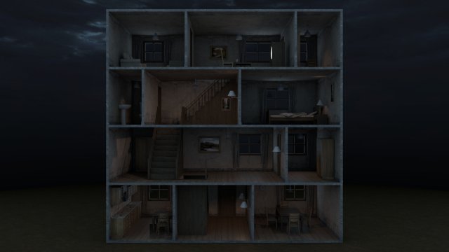 house Modèle 3D .c4d .max .obj .3ds .fbx .stl .blend 