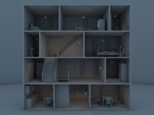 house Modèle 3D
