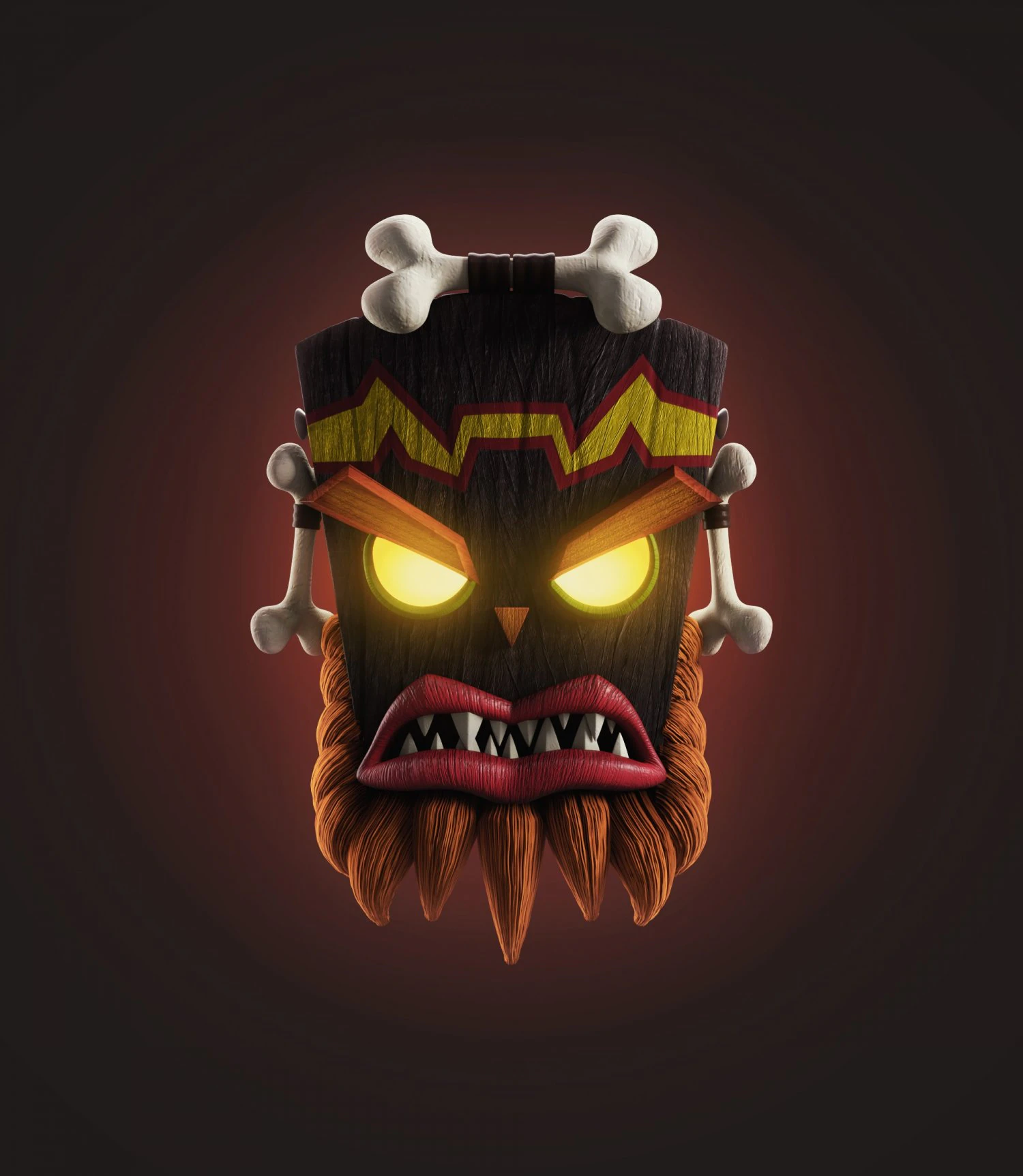 character uka uka 3D Model .c4d .max .obj .3ds .fbx .stl .blend