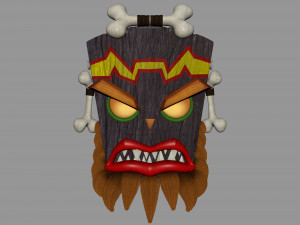 character uka uka Modello 3D